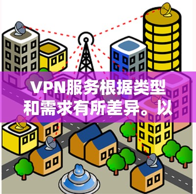 VPN服务根据类型和需求有所差异。以下是对不同VPN类型的详细分析