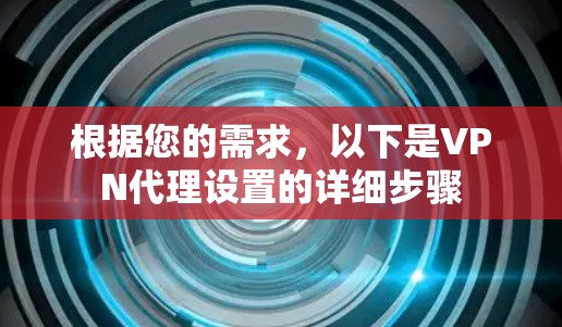 根据您的需求，以下是VPN代理设置的详细步骤