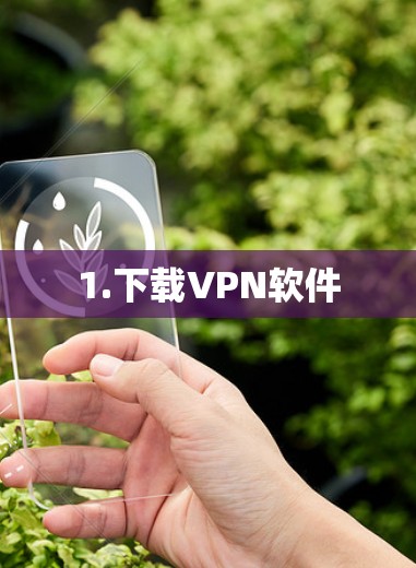1.下载VPN软件