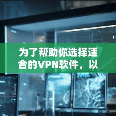 为了帮助你选择适合的VPN软件，以下是一些关键点和建议，帮助你做出明智的选择
