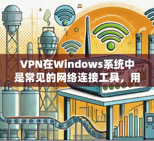VPN在Windows系统中是常见的网络连接工具，用于VPN服务。以下是一些支持VPN的软件