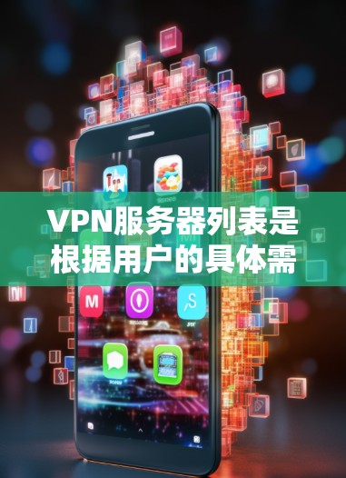 VPN服务器列表是根据用户的具体需求和个人偏好进行选择的，以下是一些常见的VPN服务器类型和推荐列表