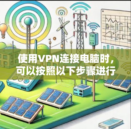 使用VPN连接电脑时，可以按照以下步骤进行操作