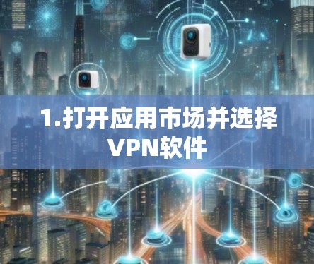 1.打开应用市场并选择VPN软件