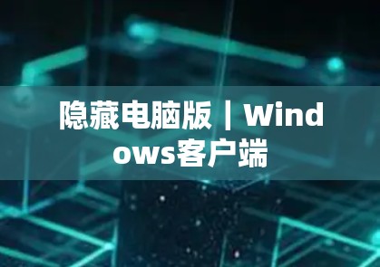 隐藏电脑版｜Windows客户端