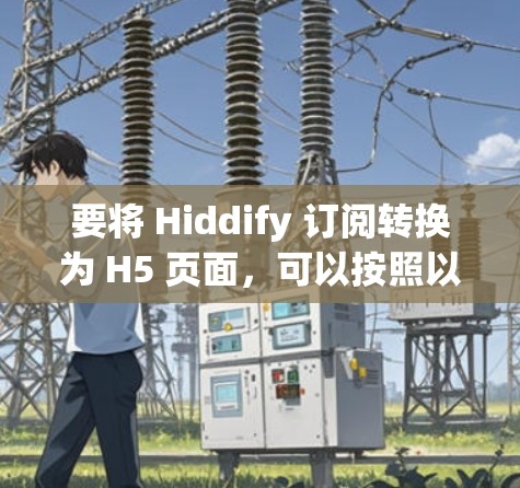 要将 Hiddify 订阅转换为 H5 页面，可以按照以下步骤进行