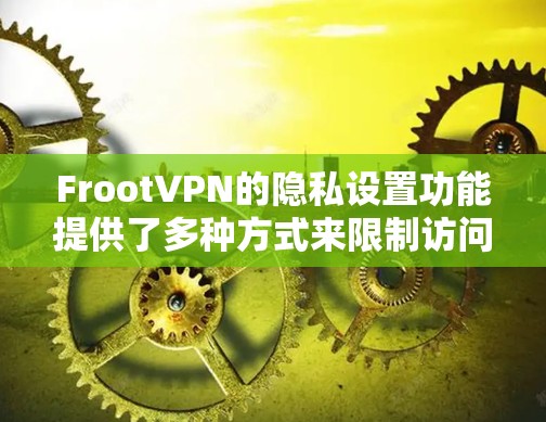 FrootVPN的隐私设置功能提供了多种方式来限制访问控制，帮助用户保护个人数据和隐私。以下是详细的步骤指南，帮助用户有效理解和使用这些设置